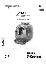 Preview for 2 page of Philips Saeco Xsmall HD8745/57 Operating Instructions Manual