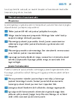 Preview for 29 page of Philips SalonStraight HP4688 Manual