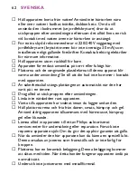 Preview for 62 page of Philips SALONSTRAIGHT ION HP4648 Manual