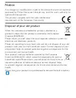 Preview for 8 page of Philips SBA3005 User Manual