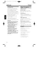 Preview for 54 page of Philips SBC HC130 Manual