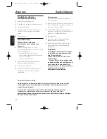 Preview for 56 page of Philips SBC HC130 Manual