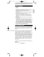 Preview for 11 page of Philips SBC RU 120 Instructions For Use Manual