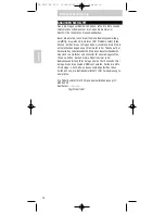 Preview for 16 page of Philips SBC RU 120 Instructions For Use Manual