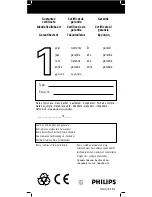 Preview for 74 page of Philips SBCRU440 Instructions For Use Manual