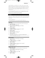 Preview for 5 page of Philips SBCRU865 Instructions For Use Manual