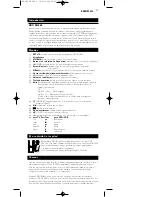 Preview for 21 page of Philips SBCRU865 Instructions For Use Manual