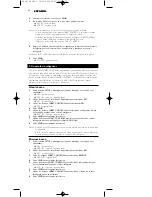 Preview for 26 page of Philips SBCRU865 Instructions For Use Manual