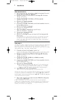 Preview for 32 page of Philips SBCRU865 Instructions For Use Manual