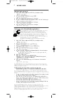 Preview for 42 page of Philips SBCRU865 Instructions For Use Manual