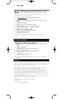 Preview for 56 page of Philips SBCRU865 Instructions For Use Manual