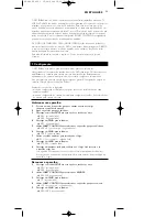 Preview for 67 page of Philips SBCRU865 Instructions For Use Manual