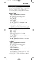 Preview for 71 page of Philips SBCRU865 Instructions For Use Manual