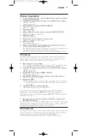 Preview for 77 page of Philips SBCRU865 Instructions For Use Manual