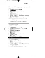 Preview for 91 page of Philips SBCRU865 Instructions For Use Manual