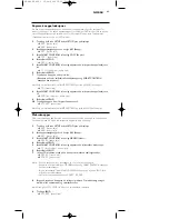 Preview for 97 page of Philips SBCRU865 Instructions For Use Manual