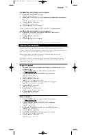 Preview for 99 page of Philips SBCRU865 Instructions For Use Manual