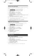 Preview for 100 page of Philips SBCRU865 Instructions For Use Manual