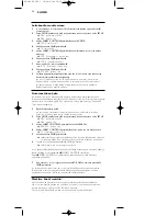 Preview for 104 page of Philips SBCRU865 Instructions For Use Manual