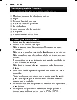 Preview for 40 page of Philips SBCSC250 Instructions For Use Manual