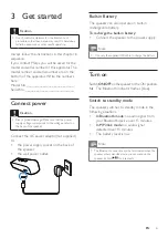 Preview for 6 page of Philips SBT75WHi/93 User Manual