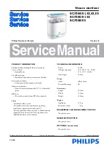 Preview for 1 page of Philips SCF284/03 Service Manual