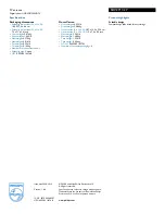 Preview for 2 page of Philips SDV2711/27 Specifications