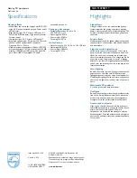 Preview for 2 page of Philips SGC5102BD - amBX 2.1-CH PC Multimedia Speaker Sys Specifications