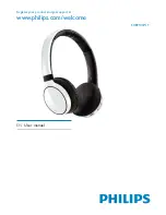 Philips SHB9100WT User Manual preview