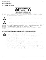 Preview for 2 page of Philips Signage Solutions BDL4250EL User Manual