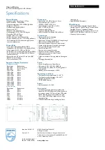 Preview for 3 page of Philips Signage Solutions BDL4678XL Specifications