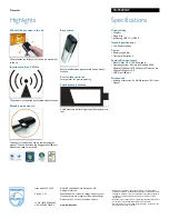 Preview for 2 page of Philips SNP6000 Specifications