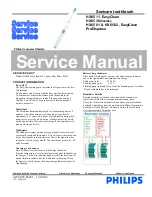 Philips Sonicare EasyClean HX6511 Service Manual preview