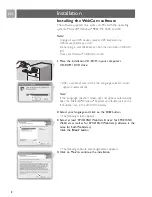 Preview for 8 page of Philips SPC210NC - SPC Web Camera User Manual