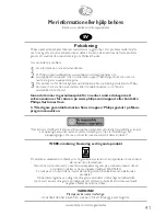 Preview for 40 page of Philips SPD2203BD/97 Install Manual