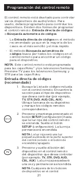 Preview for 21 page of Philips SRP9263C/27 User Manual