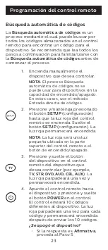 Preview for 23 page of Philips SRP9263C/27 User Manual