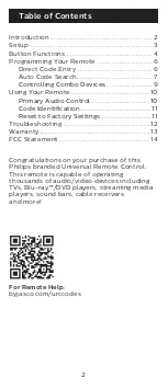 Preview for 2 page of Philips SRP9488C/27 User Manual