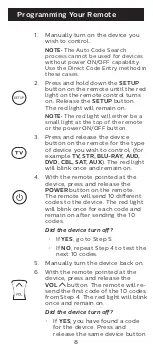 Preview for 8 page of Philips SRP9488C/27 User Manual