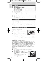 Preview for 4 page of Philips SRU 540 Instructions For Use Manual