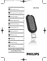 Philips SRU1060 Instructions For Use Manual preview