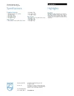 Preview for 2 page of Philips SRU3004 Specifications