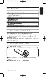 Preview for 3 page of Philips SRU5110/86 Manual