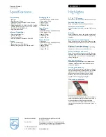 Preview for 2 page of Philips SRU8010 Specifications