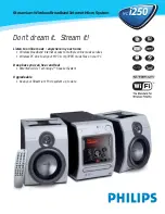 Philips Streamium MC-i250 Product Information preview