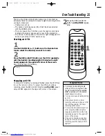 Preview for 25 page of Philips SV2000 SVZ162 Owner'S Manual