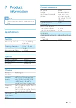 Preview for 23 page of Philips SW700M User Manual