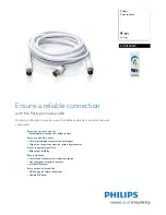 Preview for 1 page of Philips SWV2205W Specifications