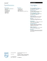 Preview for 2 page of Philips SWV3536 Specifications