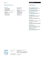 Preview for 2 page of Philips SWV3544 Specifications